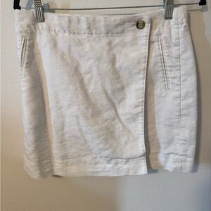 Women’s J.Crew Linen wrap skirt